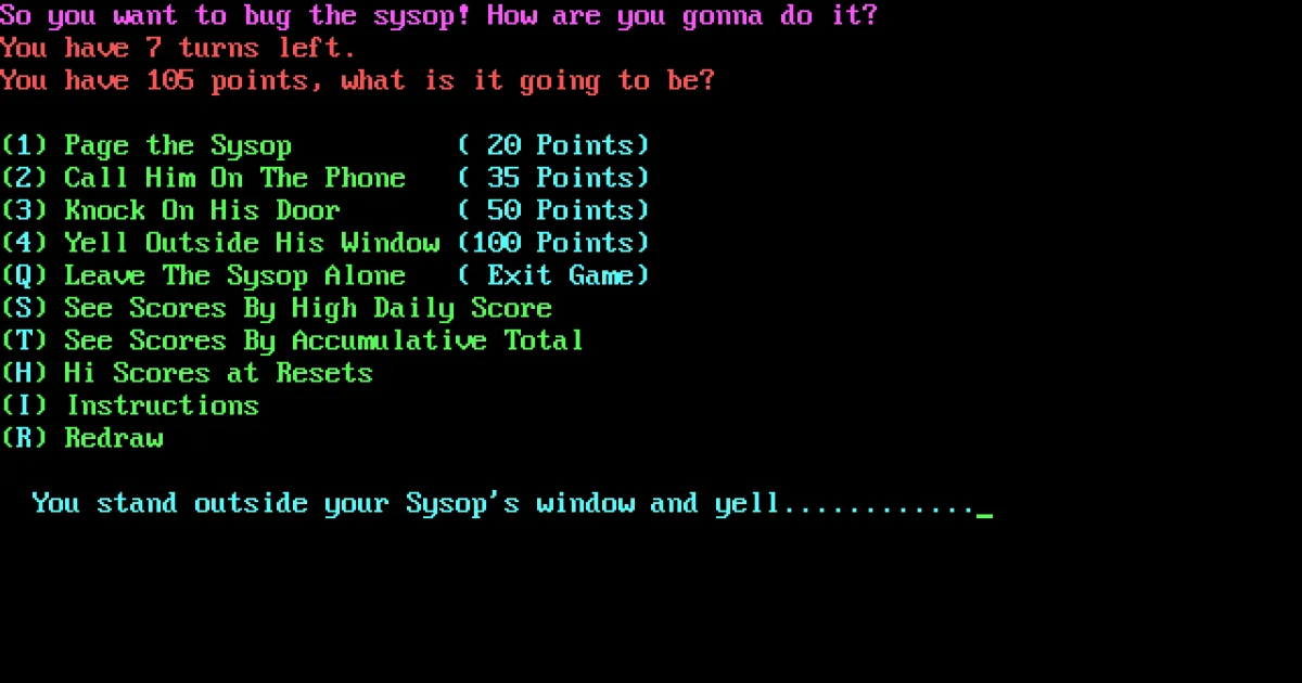 Don't Wake the SysOp cover art
