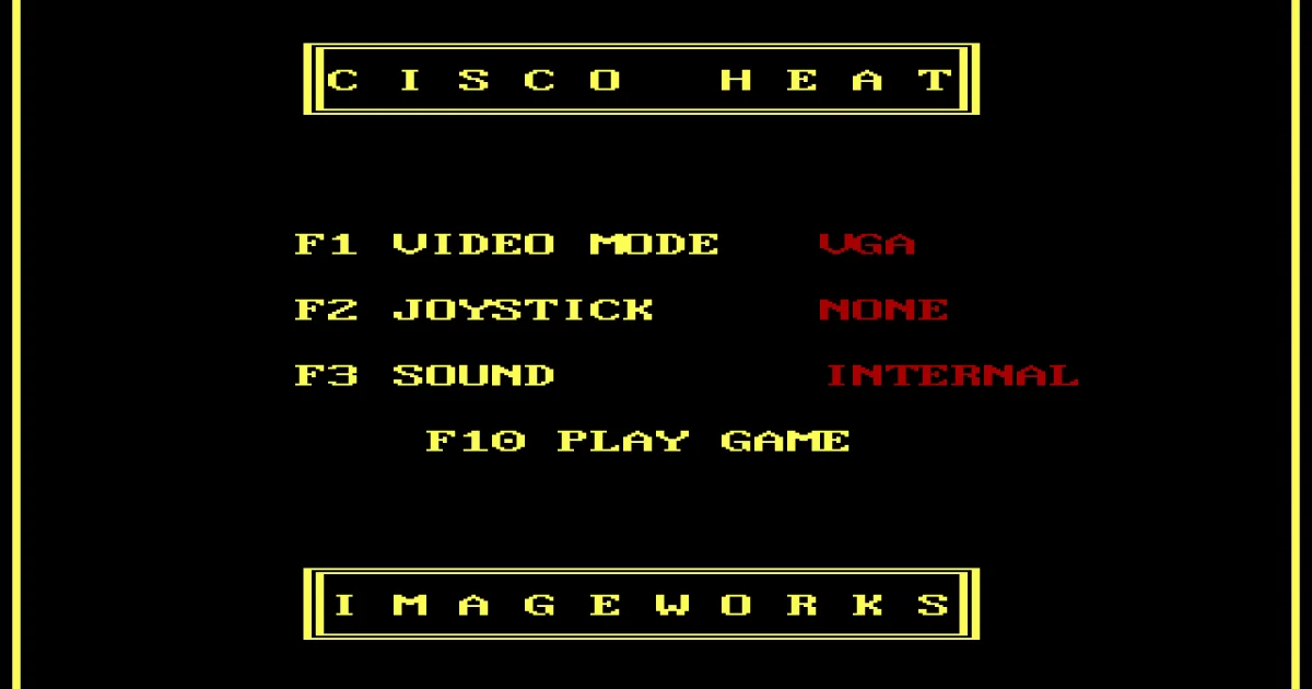 Cisco Heat: All American Police Car Race cover art