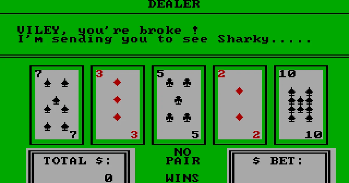 The Original Buck Mann's Poker for One cover art