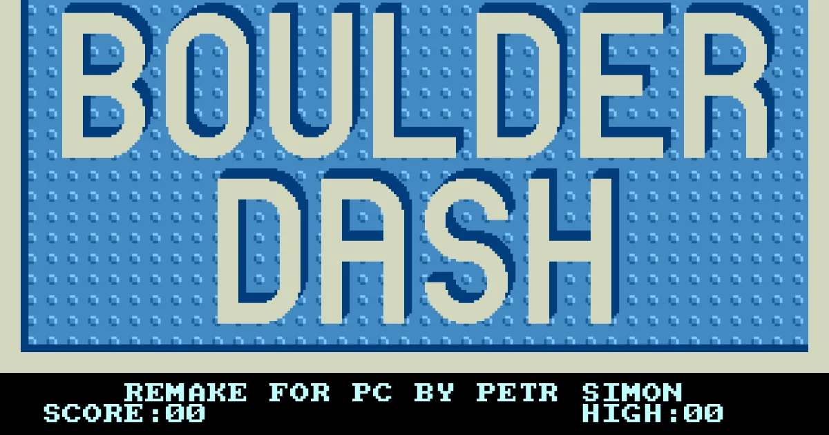 Boulder Dash cover art
