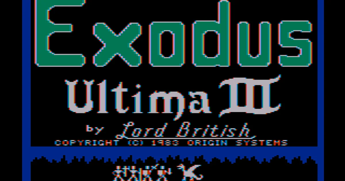 Ultima III: Exodus cover art