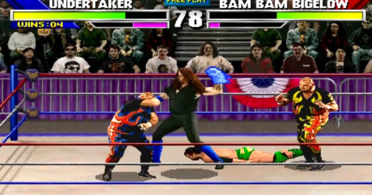 WWF WrestleMania: The Arcade Game cover art