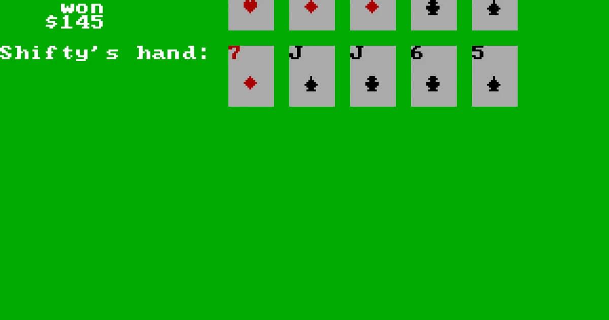 Draw Poker cover art
