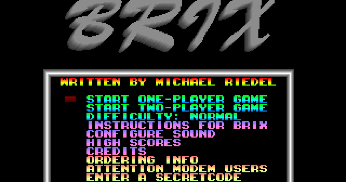Brix cover art