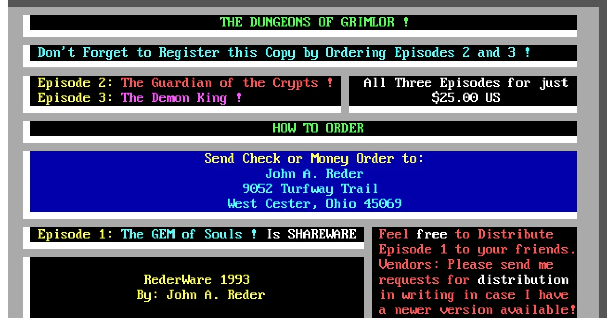 The Dungeons of Grimlor cover art