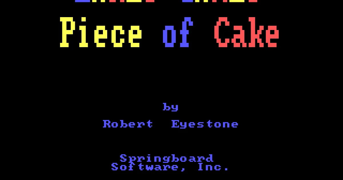 Piece of Cake cover art