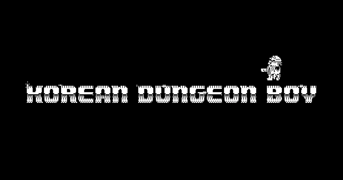Korean Dungeon Boy cover art