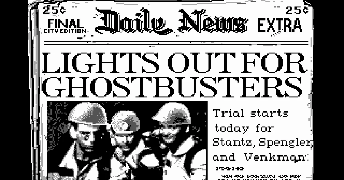 Ghostbusters II cover art