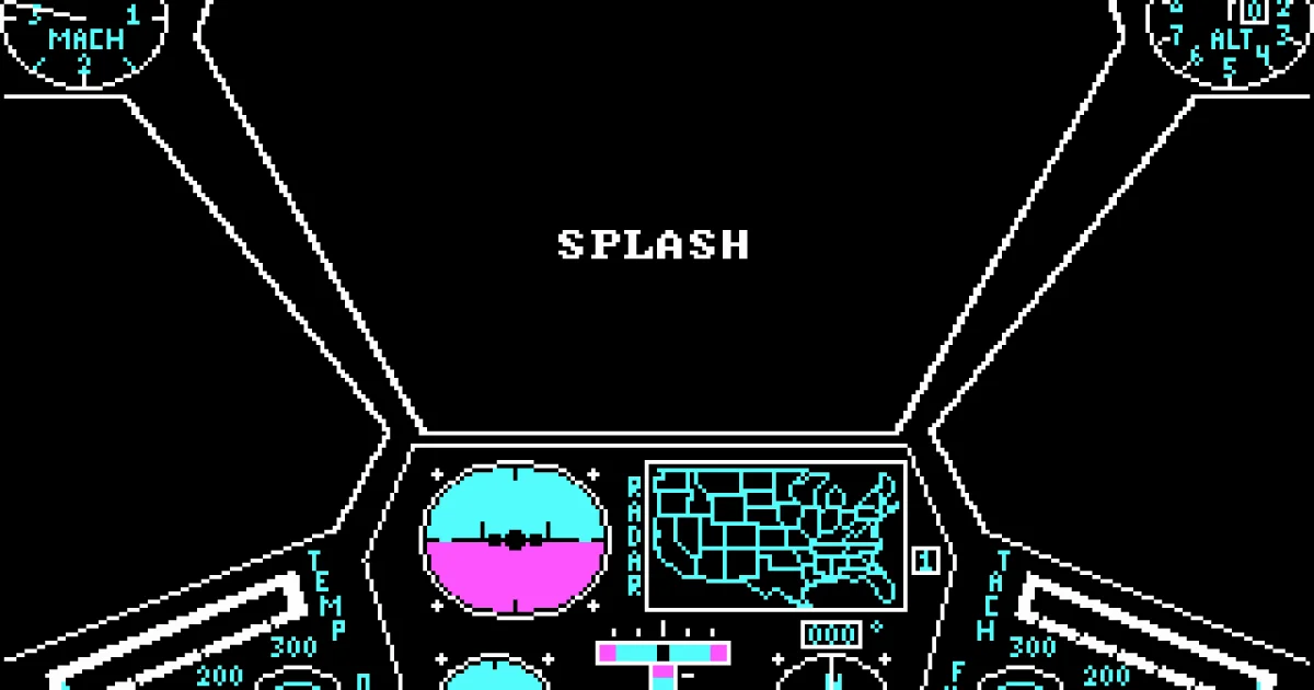 Miramar, Jet Fighter Simulator cover art