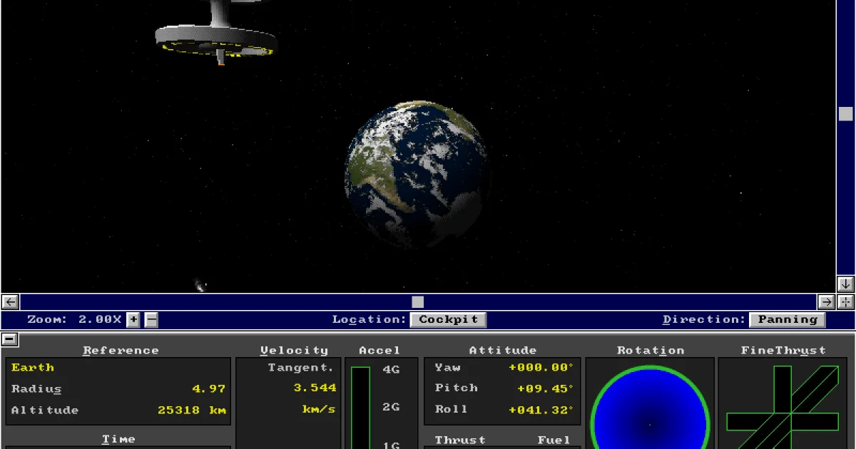 Microsoft Space Simulator cover art