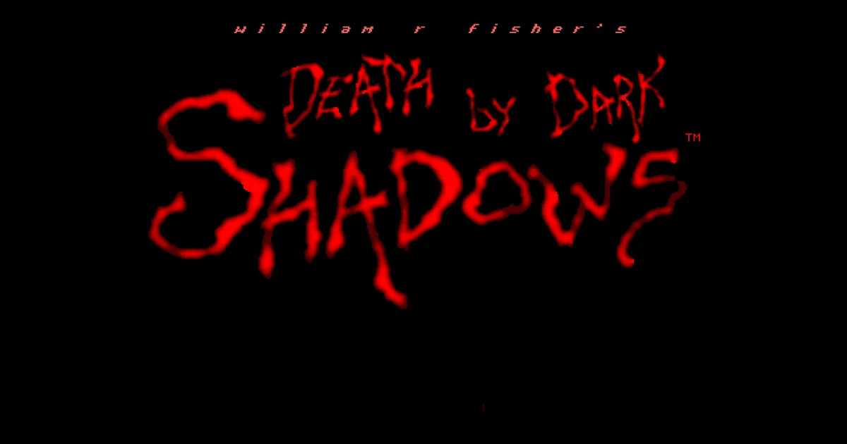 Death by Dark Shadows cover art