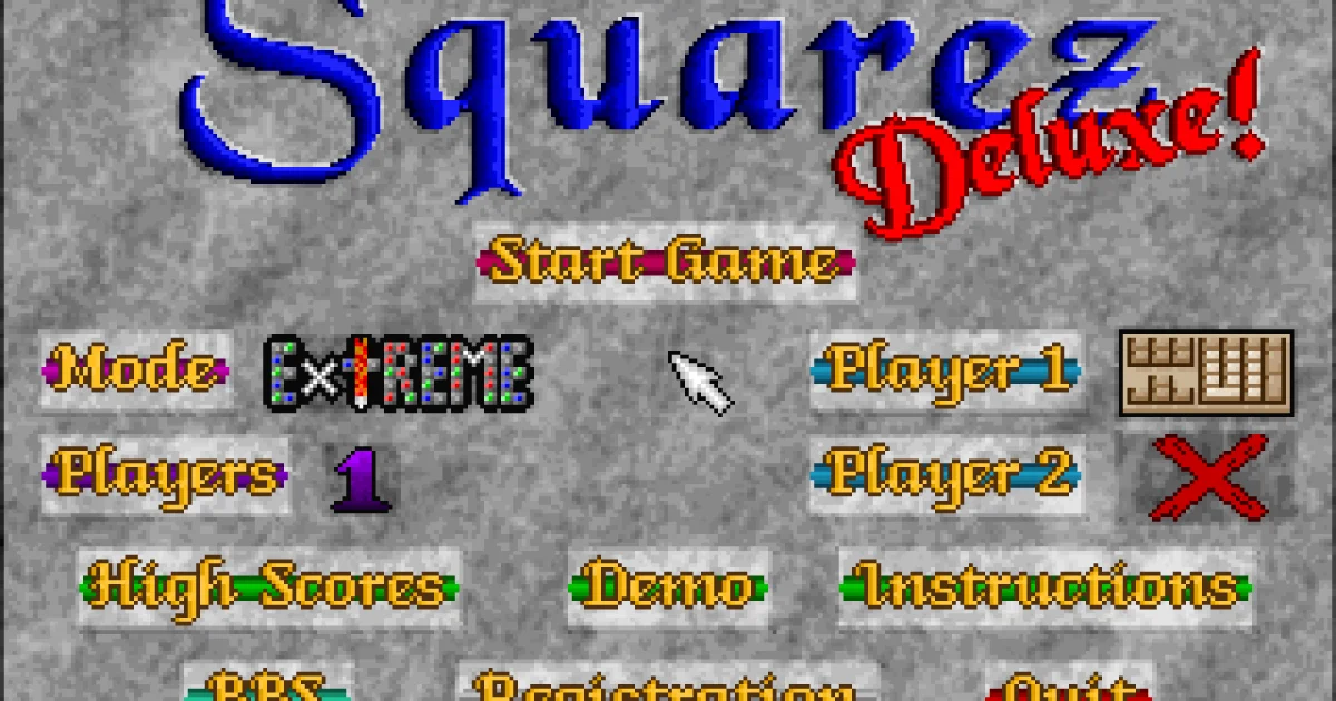 Squarez Deluxe! cover art