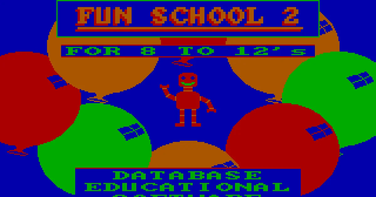 Fun School 2: For the Over-8s cover art