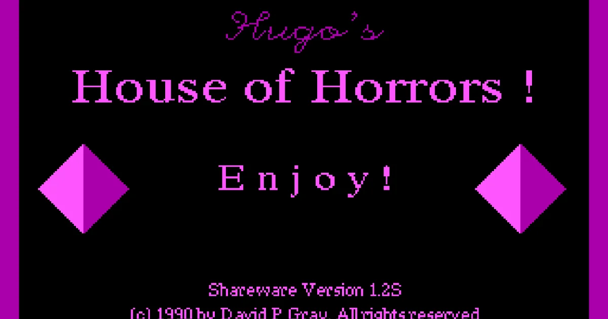 Hugo's House of Horrors cover art