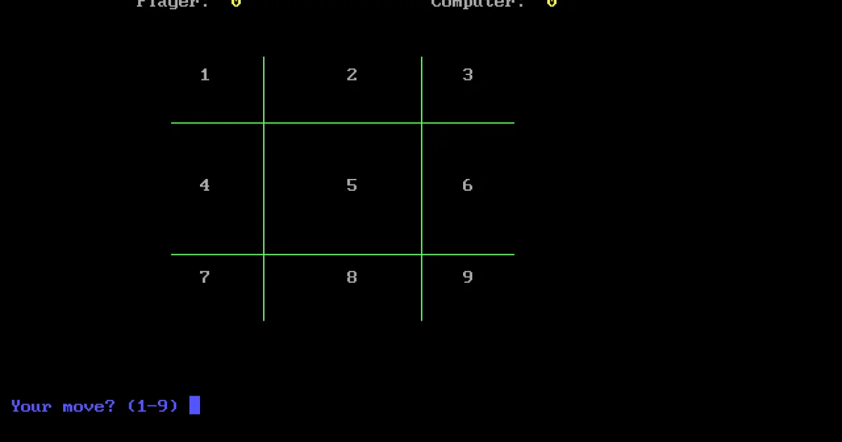 Tic Tac Toe cover art