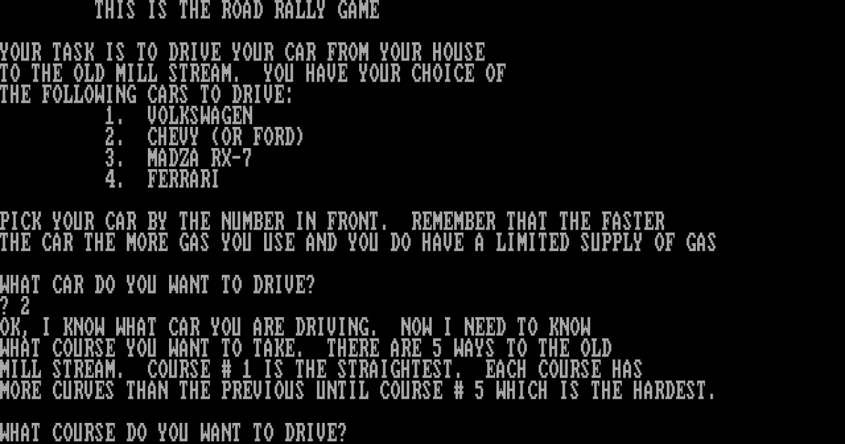 Road Rally cover art