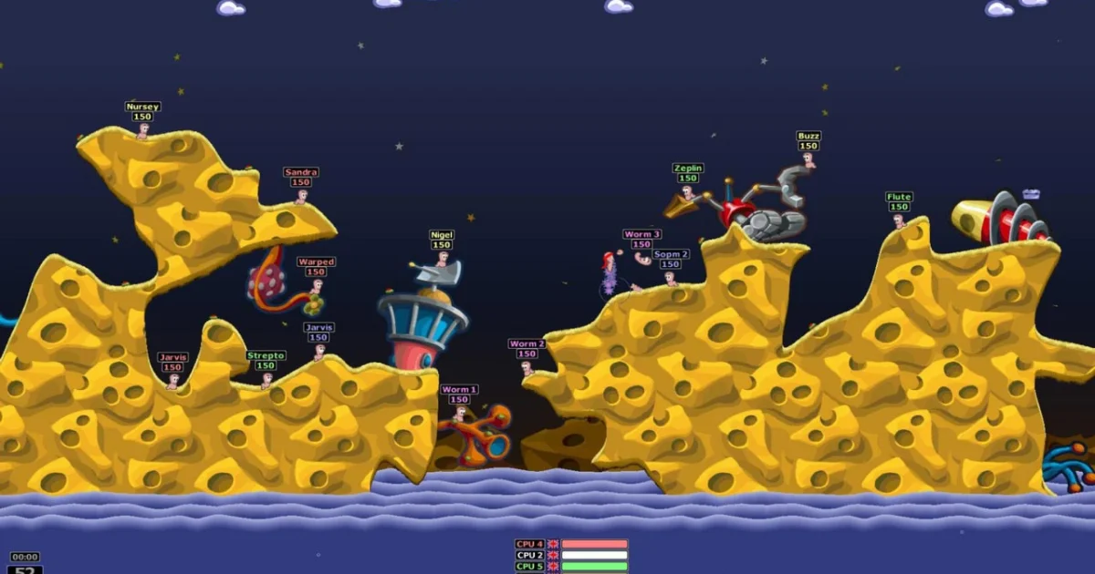 Worms 2 cover art