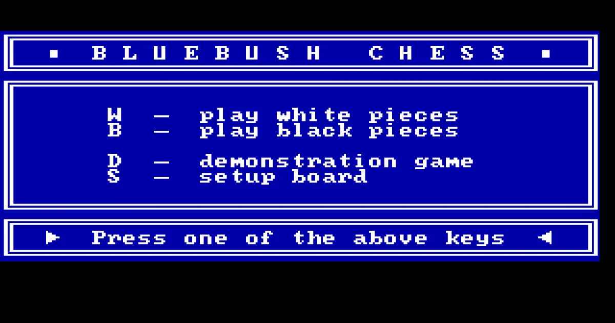 Bluebush Chess cover art