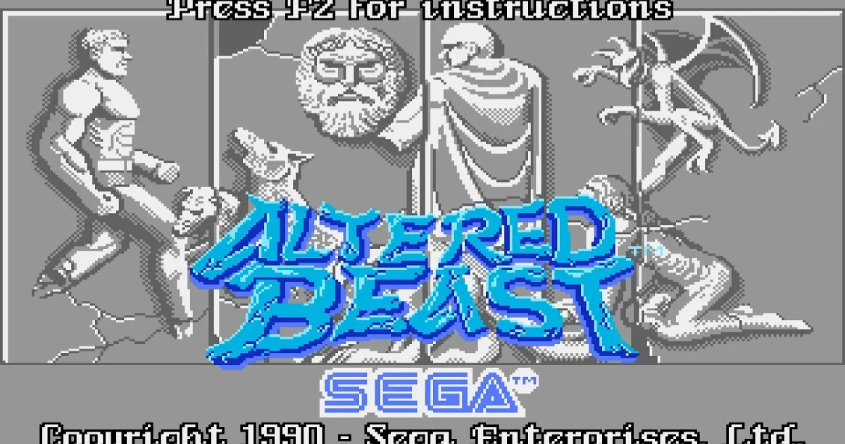 Altered Beast cover art