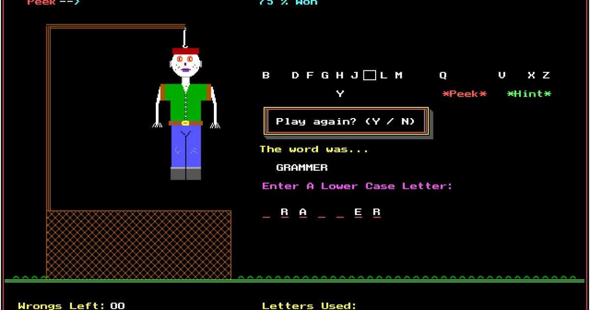 Hangman cover art