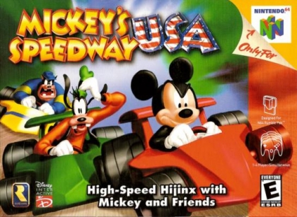 Mickey's Speedway USA cover art
