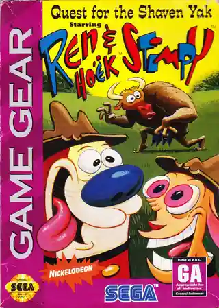 Quest for the Shaven Yak starring Ren Hoek & Stimpy cover art