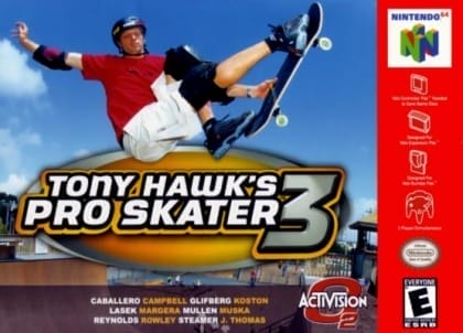 Tony Hawk's Pro Skater 3 cover art
