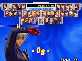 The King of Fighters 2000 (Playstation 2 ver. , EGHT hack) [hack only enable in AES mode] cover art
