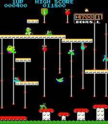 Donkey Kong Jr. (Moon Cresta hardware) [Bootleg, Bad Colours] cover art